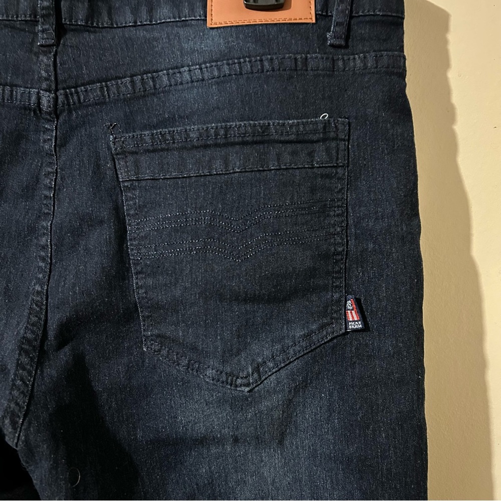 Phat Farm Men's Jeans 38x30 Skinny Fit Stretch Dark Wash Y2K Streetwear Vintage‎ - Picture 5 of 12